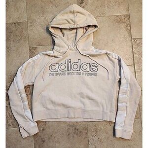 Adidas Cropped Hooded Sweatshirt